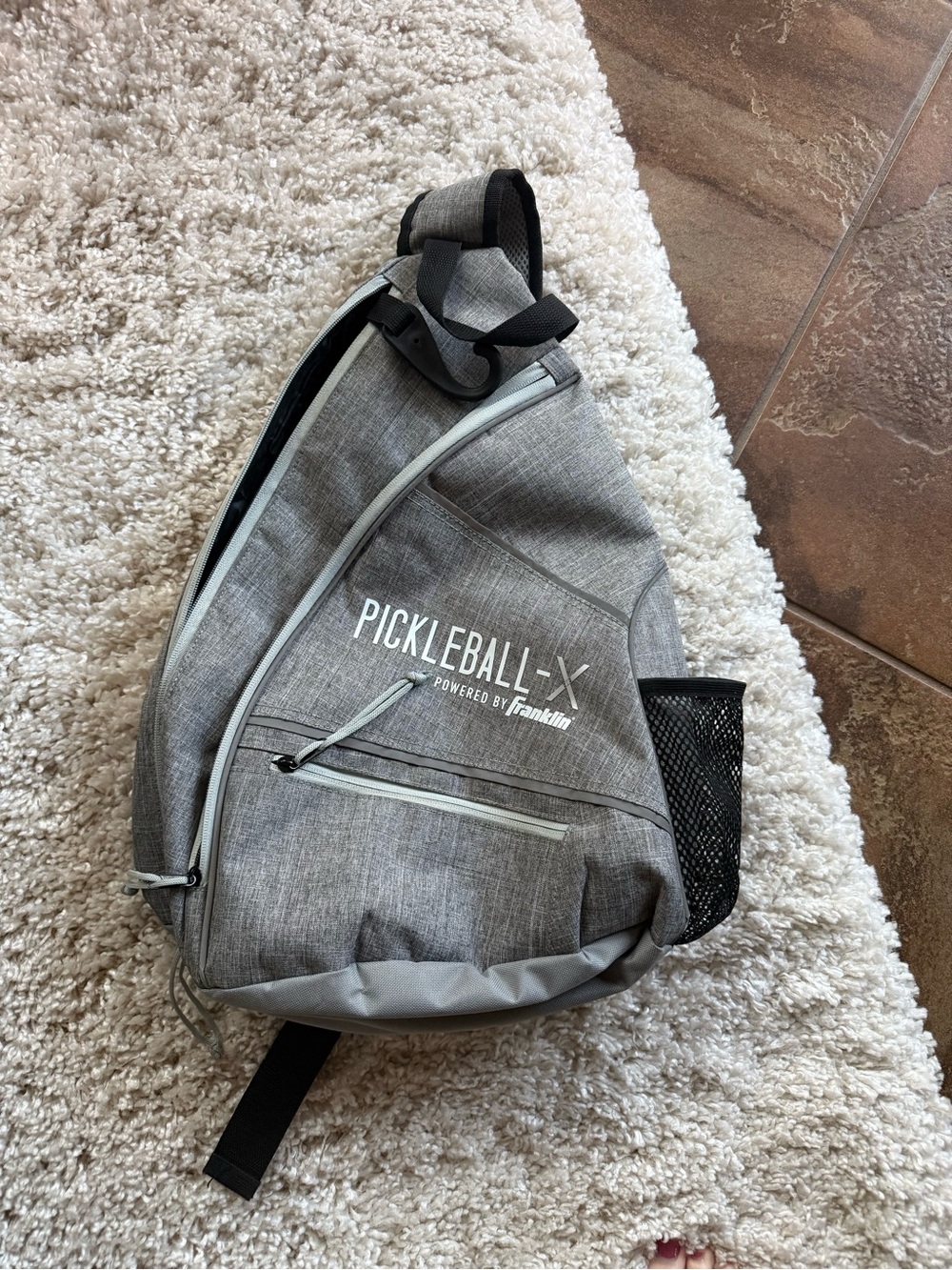 Franklin Pickleball-X Gray Sling Bag for Men
